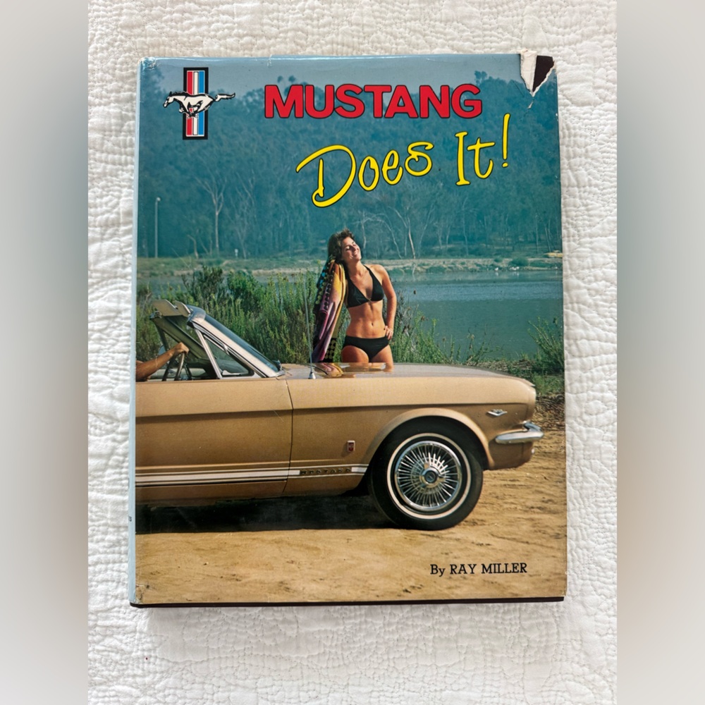 Vintage Mustang Coffee Table Book